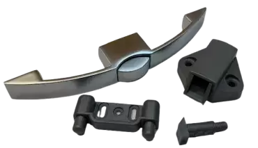 Fermeture complète allongée pour portes d'armoires de caravane, camping-car et camping-car.