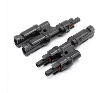 Double connecteur MC4 pour panneaux solaires pour caravanes, camping-cars et camping-cars.