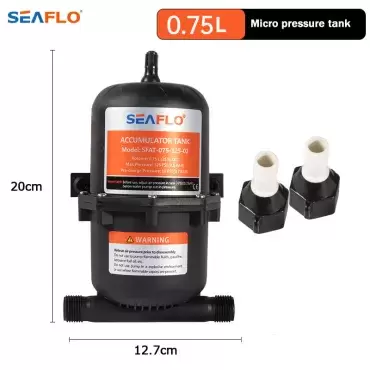 Vase d'expansion Seaflo 0,75L pour camping-cars et caravanes.