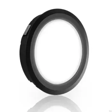 Spot LED encastrable noir SOtech 3W 12V, pour caravanes, camping-cars et camping-cars.