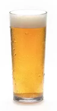 Verre à bière en polycarbonate 50cl très résistant. Convient aux appareils électroménagers.