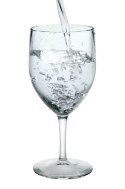 Tasse/verre à eau/vin 27cl en polycarbonate très résistant. Convient aux appareils électroménagers.