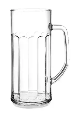 Chope à bière 56cl en polycarbonate très résistante. Convient aux appareils électroménagers.