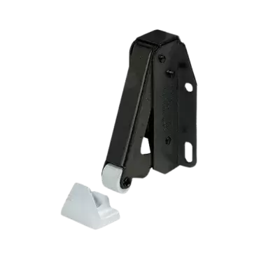 Fermeture à bouton-poussoir pour portes et armoires sous blister pour camping-car, caravane et camping-car