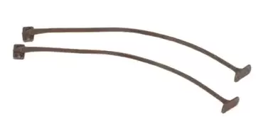 Bride de fixation marron pour portes pliantes de camping-cars, caravanes et camping-cars