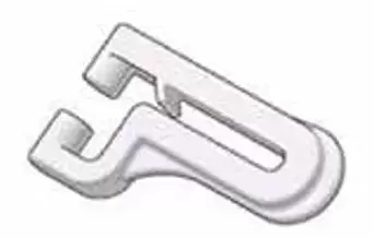 Fixation pour guide de rail de rideau flexible pour caravanes, camping-cars et camping-cars.