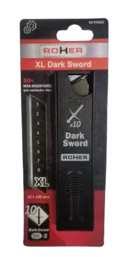 10 LAMES TRAPEZ POUR CUTTER XL 18X100 MM SK2-DARK