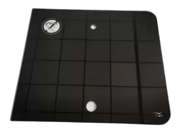 Couvercle droit de remplacement pour cuisine et évier 2 feux Can FL1401 pour caravanes, camping-cars et camping-car modèle ultérieur 2018