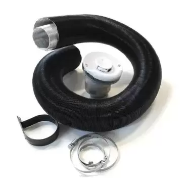 Kit d'évacuation combustion latérale anthracite Truma combi 4 et 6 caravane camping-car complète.