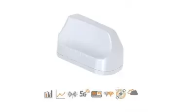 Antenne haute performance MIMO POYNTING 5 en 1, blanche, 2x LTE/5, 410-3800, 2x WiFi 2,4,5 GHz, GPS pour caravanes, camping-cars et camping-cars.