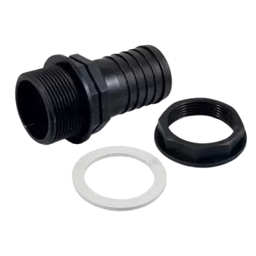 Raccord droit pour réservoir d'eau 20 mm F1/2"