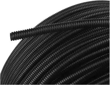 Tube d'installation professionnel ondulé de 7,5 mm, rouleau de 50 mètres.