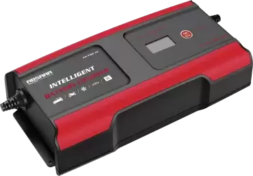 Chargeur de batterie intelligent Absaar PRO 10AH 6 et 12V, 11 phases de charge avec écran LCD.