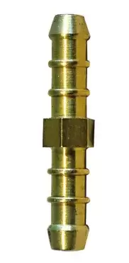Connecteur métallique droit pour installations d'eau et de gaz dans les caravanes, camping-cars et camping-cars.
