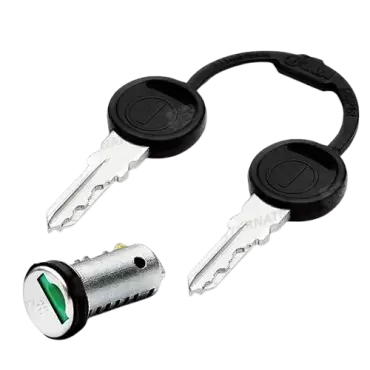 Un chapeau melon Zadi plus clés, modèle vert.