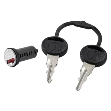 Un chapeau melon Zadi plus clés, modèle rouge.