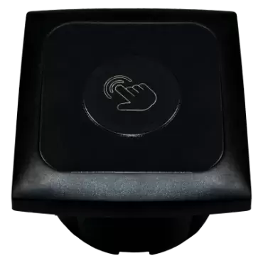 Interrupteur et variateur tactile noir haut de gamme C-Line pour caravanes, camping-cars et camping-cars.