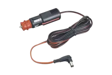 Câble prise mâle 12V avec connecteur de sortie coudé à 90º pour de multiples applications dans les caravanes, camping-cars et camping-cars.