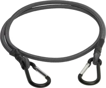 Corde élastique en caoutchouc polyvalente de 100 CM avec mousquetons aux extrémités, camping caravaning, camping-car et 4x4 terrestre.