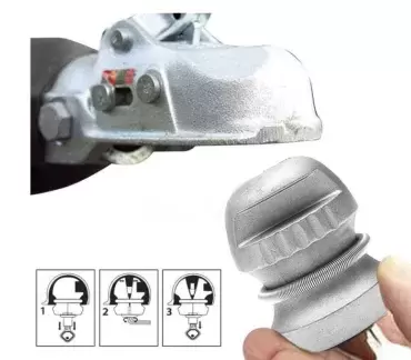 Verrou d'attelage de remorque universel.