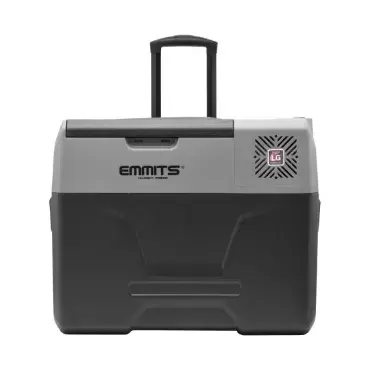 Réfrigérateur LG Emmits 40 litres à compresseur inverseur 12 et 24V, Bluetooth avec roues et poignée de transport, camping, camping-cars, camping-car et 4x4 terrestres.