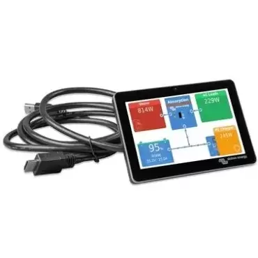 Écran tactile Victron Energy GX Touch pour Cerbo GX, camping-cars et caravanes.