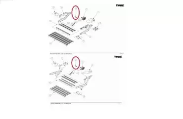 Arbre moteur à vis de rechange pour marchepied électrique Thule pour camping-car, caravane et camping-car