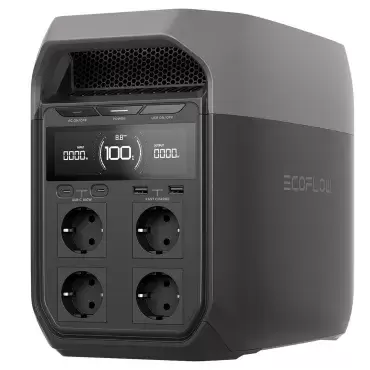 Centrale électrique portable ECOFLOW Delta 3, puissance de 1,8 kW