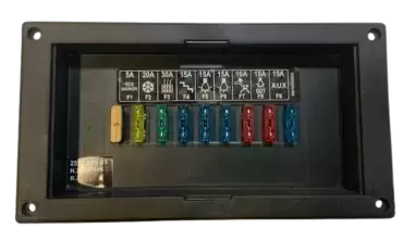 Remplacement de l'unité de commande NORDELETTRONICA du modèle NE185 au modèle NE355 pour camping-cars et camping-cars.