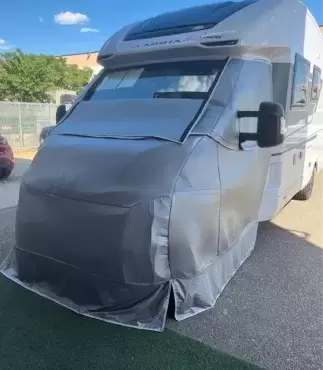 Isolation extérieure et occultation, 2 pièces, nez complet pour Ford Transit à partir de 2015, camping-cars et caravanes.