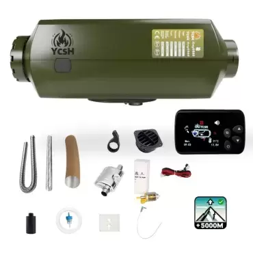 Chauffage de stationnement diesel YCSH 2KW 12V avec Bluetooth pour caravanes, camping-cars et camping-cars.