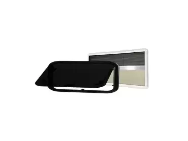 Fenêtre latérale 650X300 Masis cadre en aluminium AM + Store pour camping-cars et caravanes.