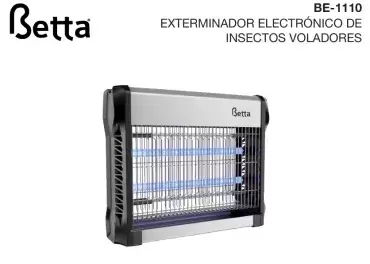 Exterminador electrónico de insectos voladores AC 230V, 2X8W, camping caravaning y overland 4x4.
