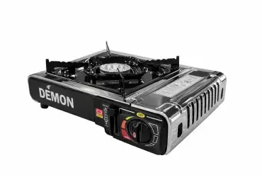 Cocina de 1 fuego portatil a cartucho de gas con maleta de transporte para caravanas, autocaravanas, camper y 4x4 overland.