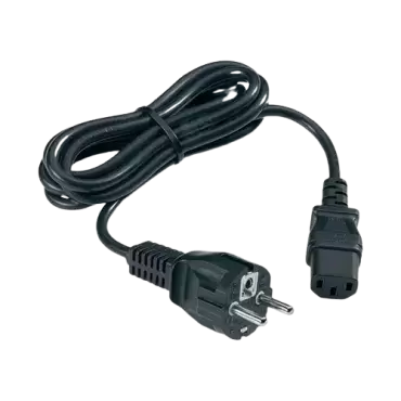 Câble 230 V avec prise Shuko F - C13 pour chargeurs de batterie Nordelettronica CRB717 et CRB721 ou usage générique.
