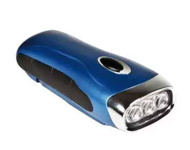 Lanterne dynamo 3 leds avec batterie Lithium 3.6V 40mA, camping caravaning, 4x4 terrestre.