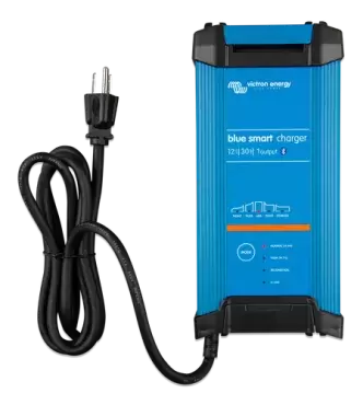 Chargeur de batterie Victron Bluetooth Smart IP22 12V et 30AH pour caravanes, camping-cars, camping-cars et 4x4 terrestres.