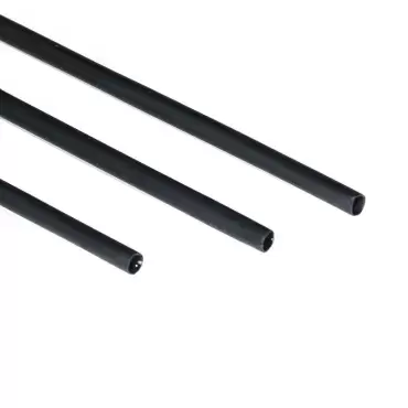 Manchon thermorétractable 2,5 mm 1 mètre, coloris noir pour tous types d'installations.