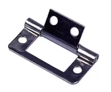 Charnière plate 51x23 mm couleur bronze pour caravane, camping-car ou camping-car
