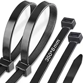 Attache polyvalente SUPER GIANT 9x750 mm en sachet de 50 unités, camping caravaning et 4x4 terrestre.