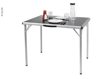 Table de camping-caravaning en aluminium