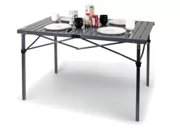 Table aluminium 4-6 personnes pliante 119x70x70 cm camping caravaning
