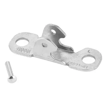 Pied INOX GAUCHE de remplacement pour stores Fiamma F45 et F65.