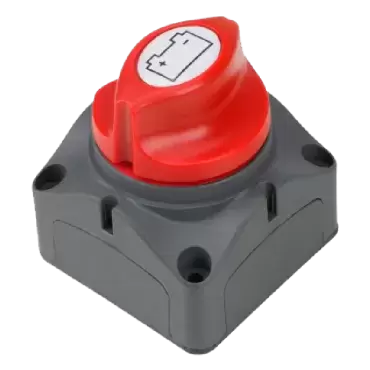 Interrupteur coupe-batterie polyvalent ON/OF 275AH pour caravanes, camping-cars, camping-cars et 4x4 terrestres.