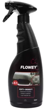 FLOWEY Nettoyant anti-insectes pour pare-brise et carrosserie.