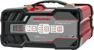 Chargeur et démarreur de batterie Absaar, automatique 6/12V pour camping-car, camping-car et 4x4 terrestre.