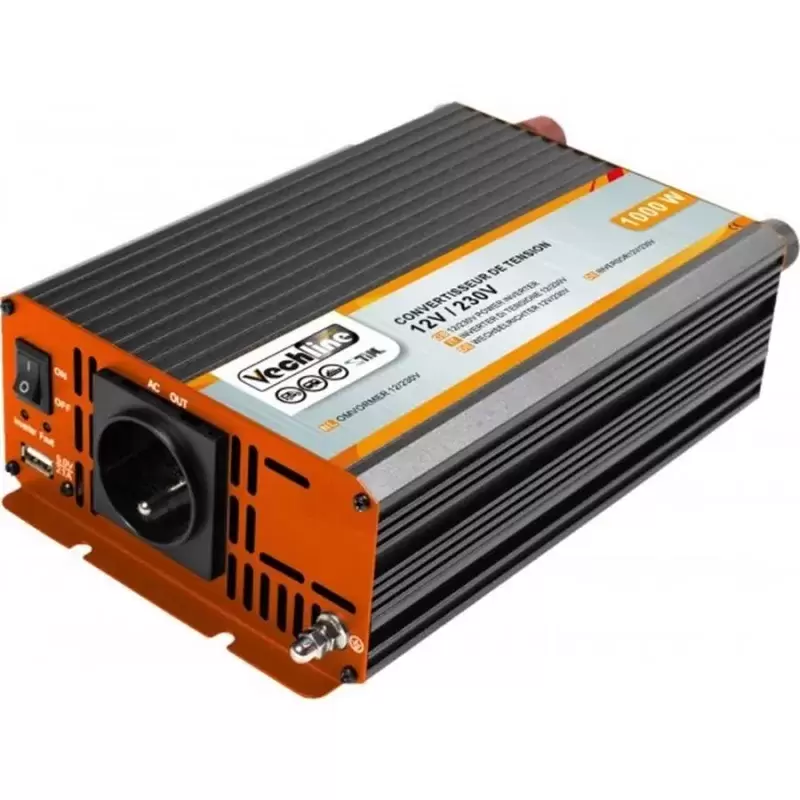 Inversor VECHLINE 1000W ONDA MODIFICADA, caravanas, autocaravanas, camper y 4x4 overland.