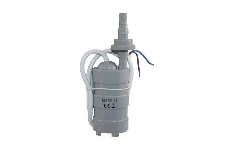 Bomba de agua sumergible MAAS 15 12V Y 1.5 BAR de presión con válvula antirretorno, caravanas, autocaravanas y camper.