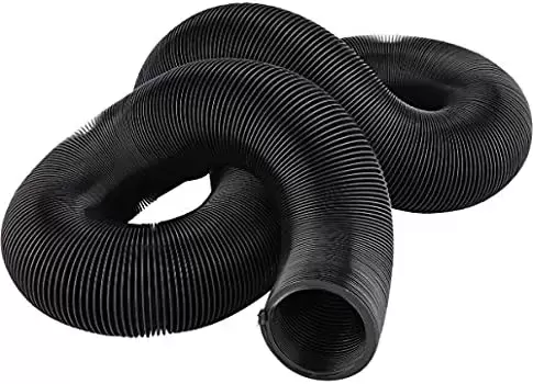 Tubo 70mm 3" con 5.20 metros flexible de desague para aguas grises y negras de caravanas, autocaravanas y camper.