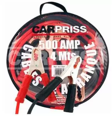 Cables de arranque 500amp 4 mt autocaravana camper